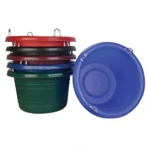 18-Qt, 3-Ring Horse and Livestock Feeder