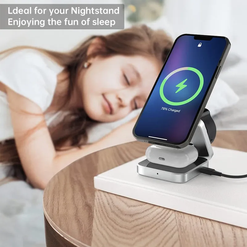 3 in 1 Folding Wireless Charging Station