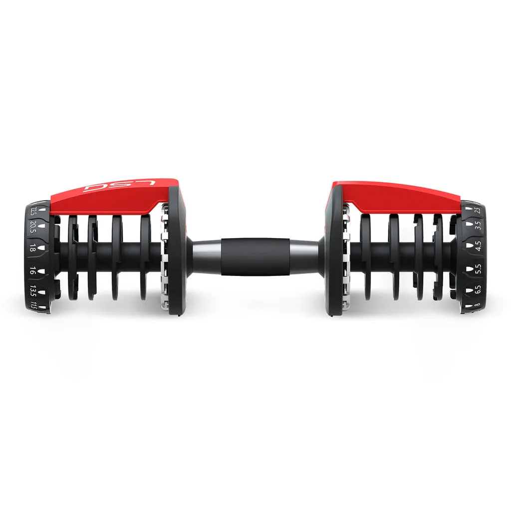 Adjustable Dumbbells 2.5-24kg with Stand, Smart Lock