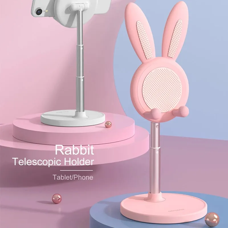 Adorable Bunny Desk Phone Holder