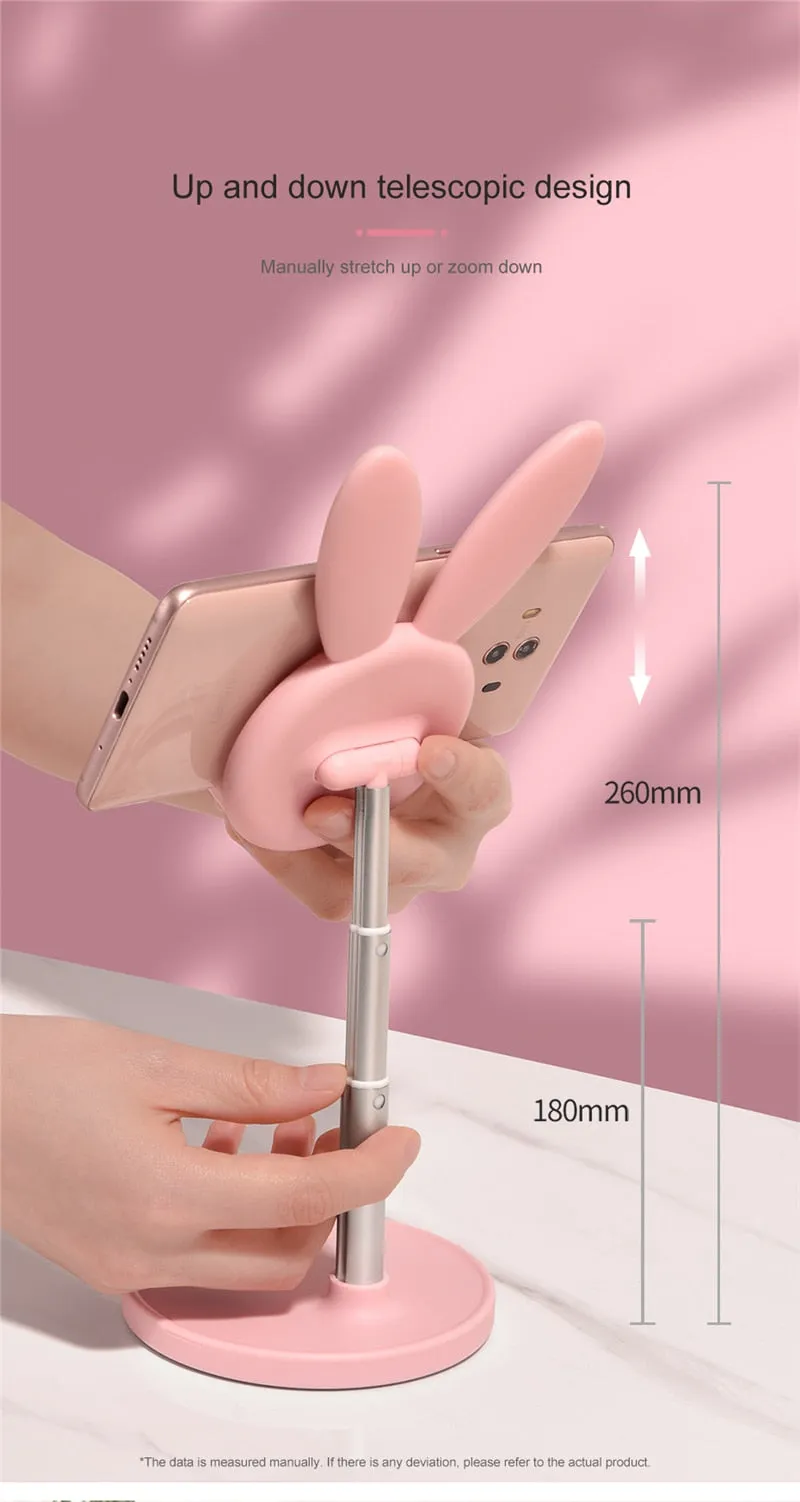 Adorable Bunny Desk Phone Holder