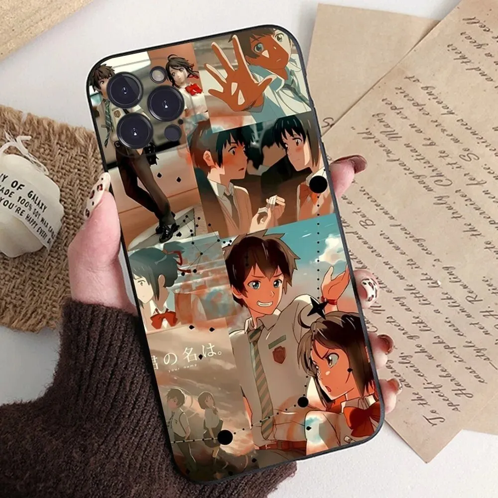 Anime Your Name Phone Case Silicone Soft For Iphone 15 14 13 12 11 Pro Mini XS MAX 8 7 6 Plus X XS XR Cover