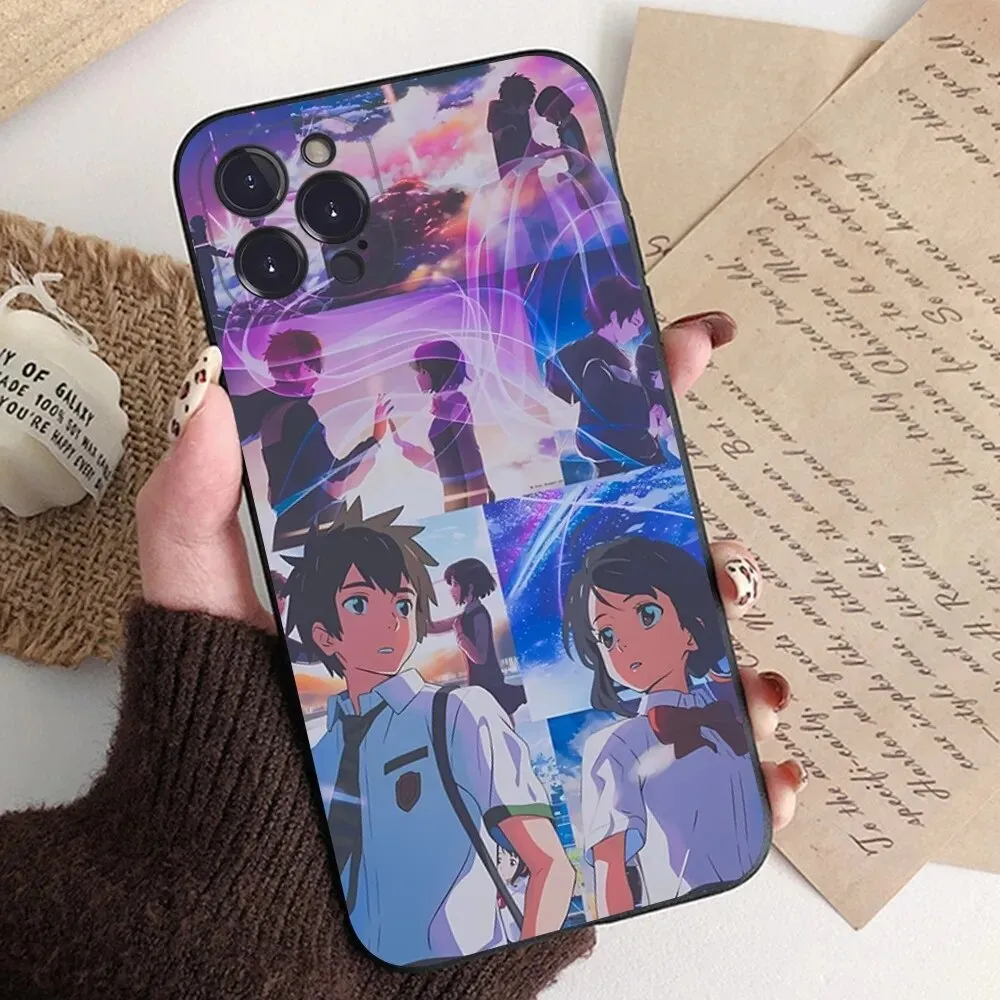 Anime Your Name Phone Case Silicone Soft For Iphone 15 14 13 12 11 Pro Mini XS MAX 8 7 6 Plus X XS XR Cover