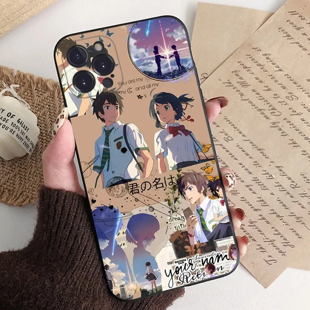 Anime Your Name Phone Case Silicone Soft For Iphone 15 14 13 12 11 Pro Mini XS MAX 8 7 6 Plus X XS XR Cover