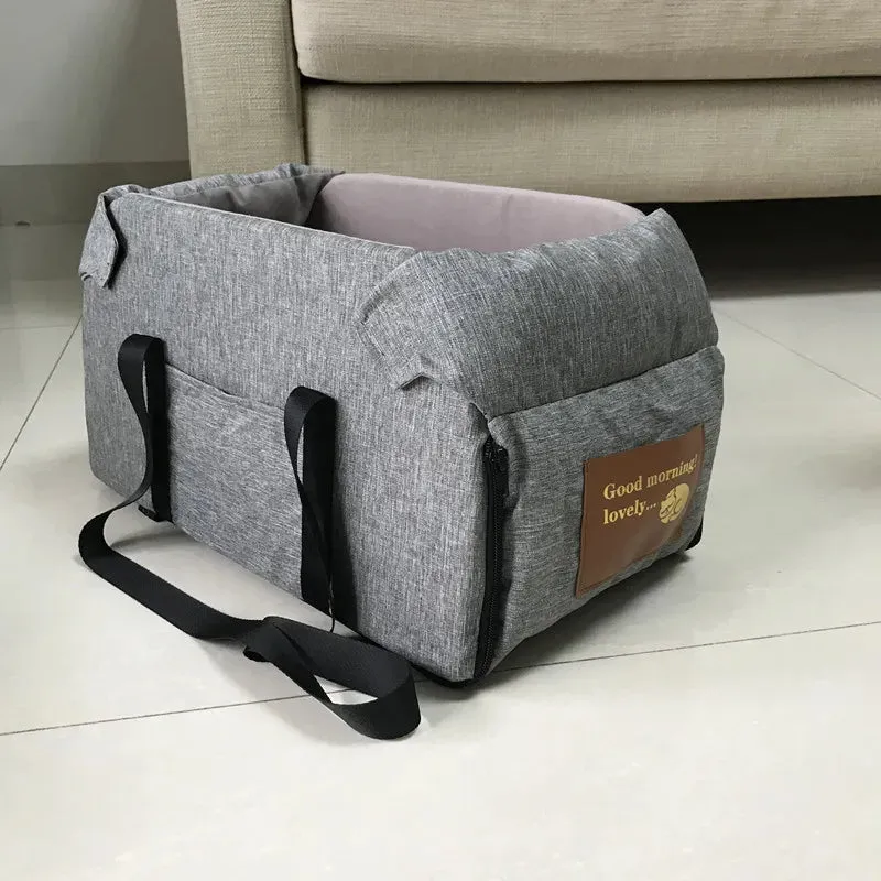 Anniepaw Central Dog Car Seat Bed Portable Carrier Safety Travel Bag for Small Pets