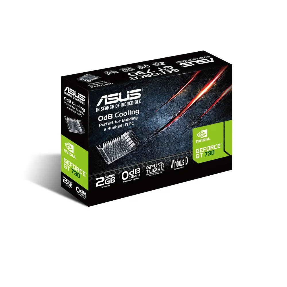 Asus Gt730-Sl-2Gd5-Brk - Graphics Card - Gf Gt 730 - 2 Gb