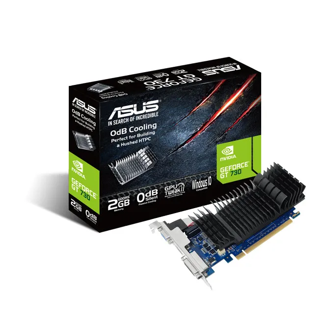 Asus Gt730-Sl-2Gd5-Brk - Graphics Card - Gf Gt 730 - 2 Gb