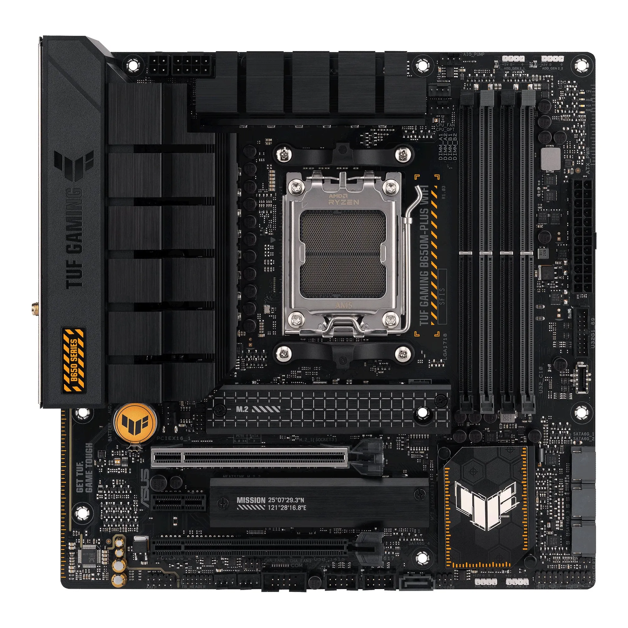 Asus Mainboard Tuf Gaming B650m-Plus Wifi - Micro Atx - Socket Am5 - Amd B650