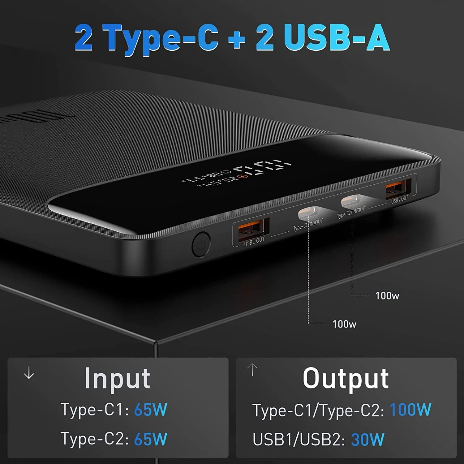 Baseus 100W Blade Series 20000mAh Fast Charging Power Bank