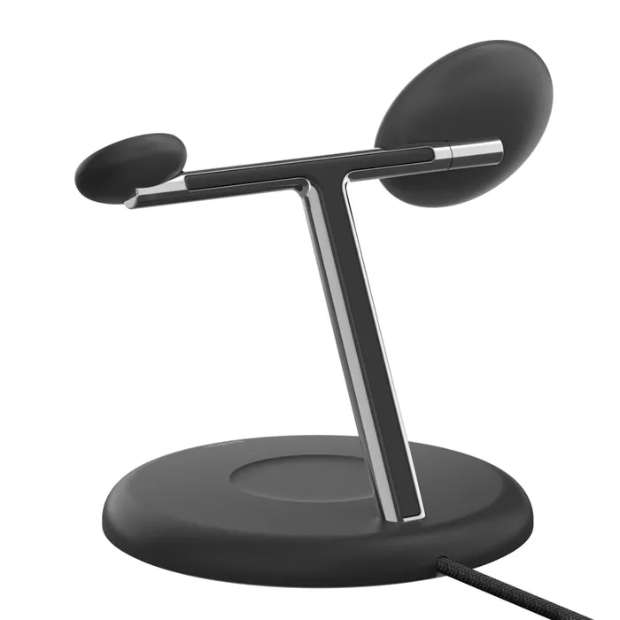 Belkin Boost Charge Pro 3-in-1 Wireless Charging Stand With Qi2 White