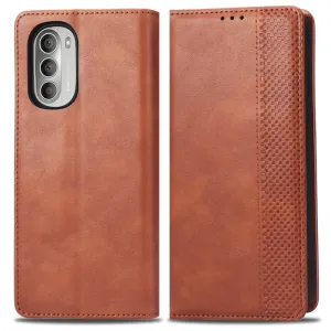 Bofink Vintage Motorola Moto G51 5G leather case - Brown