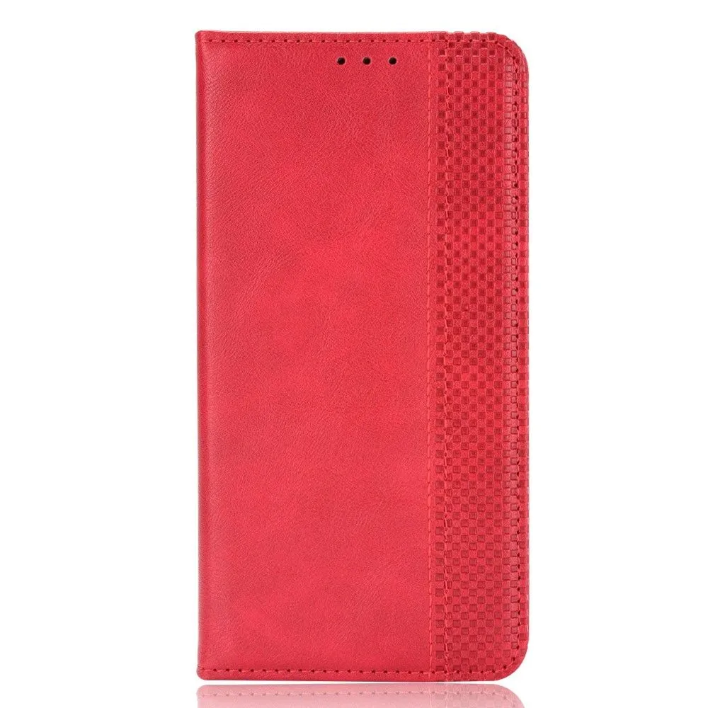 Bofink Vintage Vivo Y76s leather case - Red