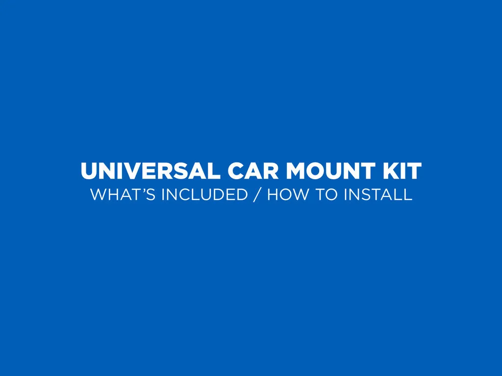 Car Kits - Universal Fit