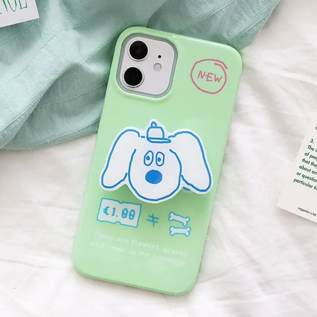 Charlie Cute Cellphone Cases Griptok Stands SET for iPhone 12 series