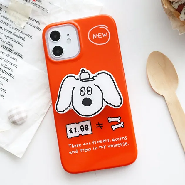 Charlie Cute Cellphone Cases Griptok Stands SET for iPhone 12 series