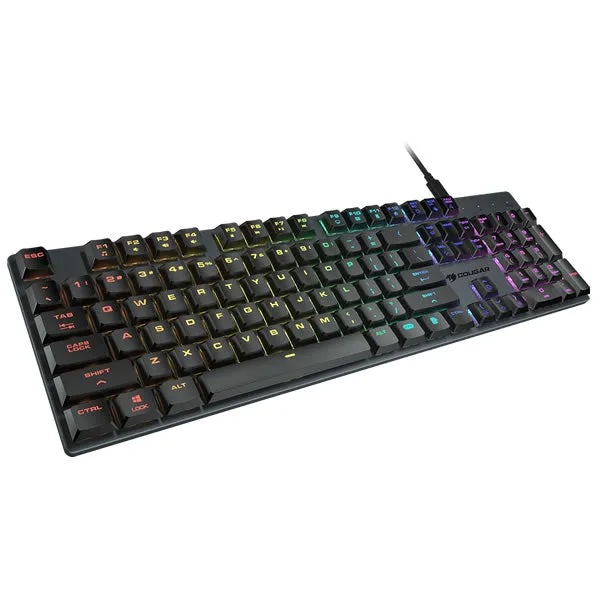 Cougar LUXLIM  Extreme Low Profile Optical-Mechanical Gaming Keyboard