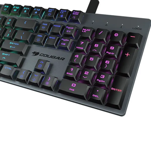 Cougar LUXLIM  Extreme Low Profile Optical-Mechanical Gaming Keyboard