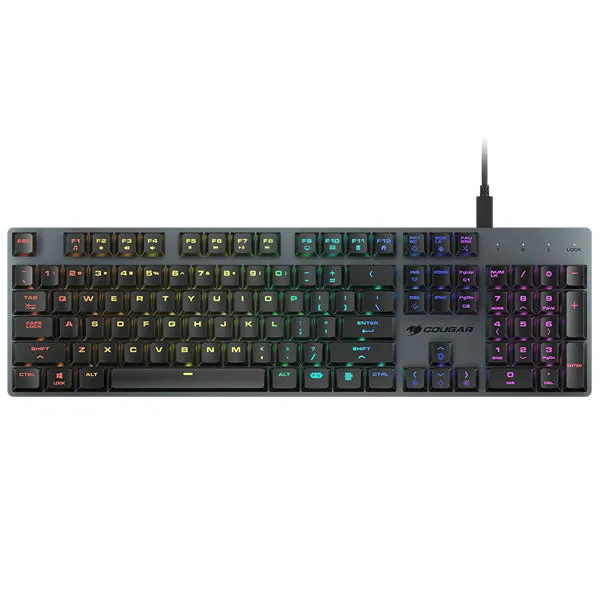 Cougar LUXLIM  Extreme Low Profile Optical-Mechanical Gaming Keyboard