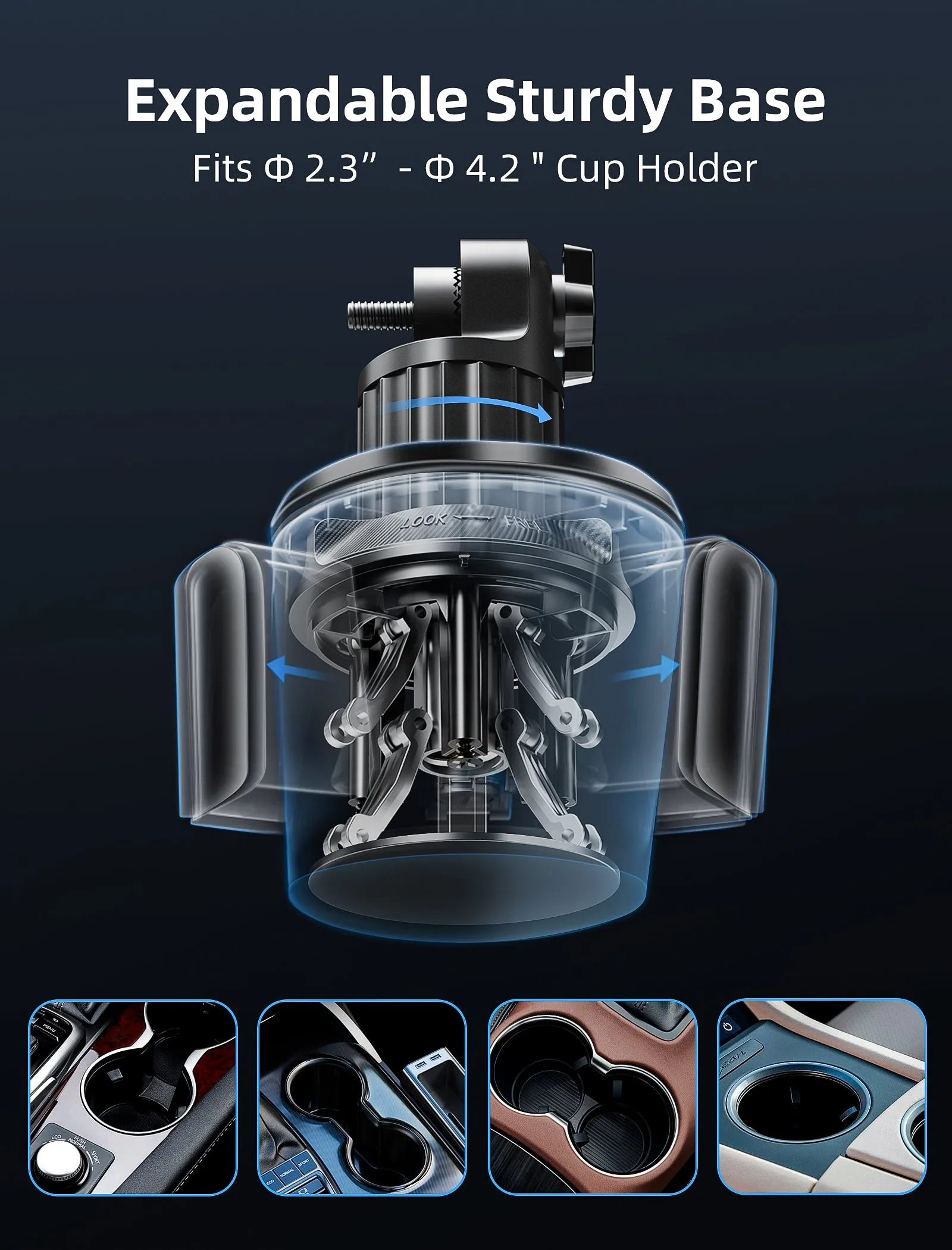 Cup Holder Phone Mount - JC1 Pro Ver.