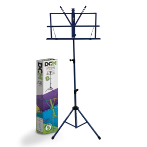 DCM Folding Music Stand with Bag Blue