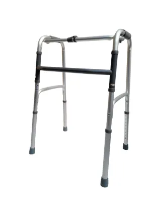 Deluxe folding walker with or without wheels