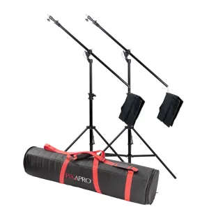 Double Reclined Combi Boom Stand with Quad Stand Bag