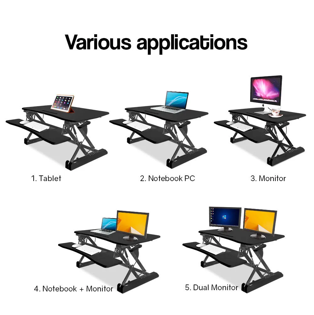 Ergonomic Height Adjustable Standing Desk Riser - FORTIA