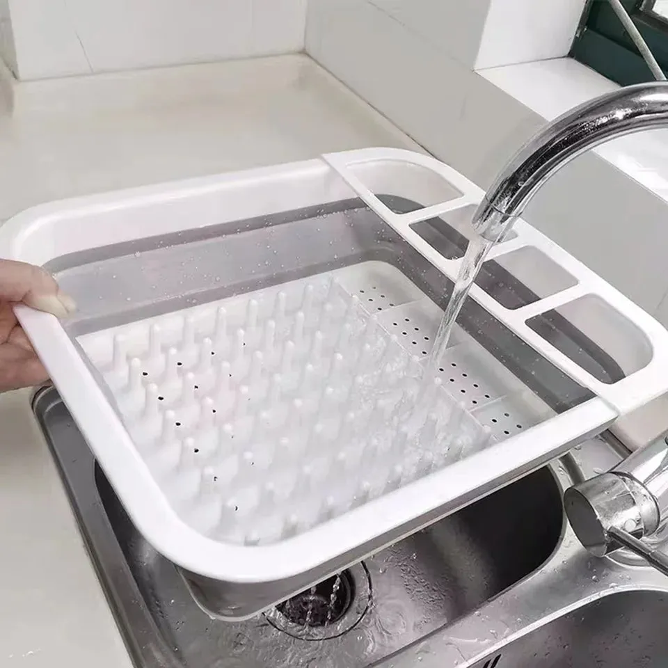 FOLDABLE DISHES DRAIN RACK