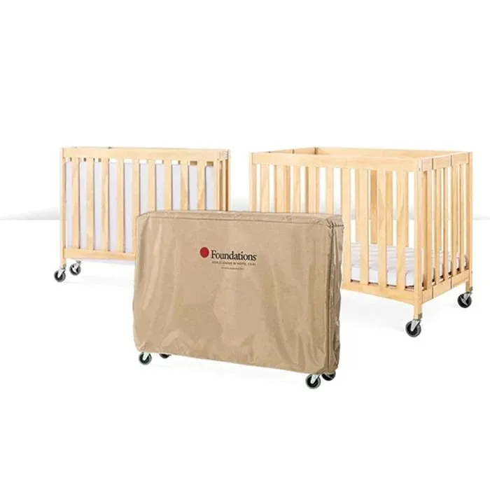 Foundations Crib Saver™ Crib Cover for Travel-Sleeper, Boutique Compact Cribs (Cribs in Folded Position and Most Other Brands)