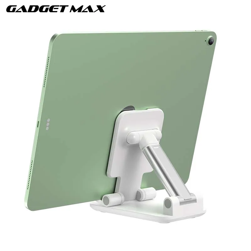 GADGET MAX GH01 PHONE & TABLET HOLDER ADJUSTABLE SIZE (4.7"-10") - WHITE