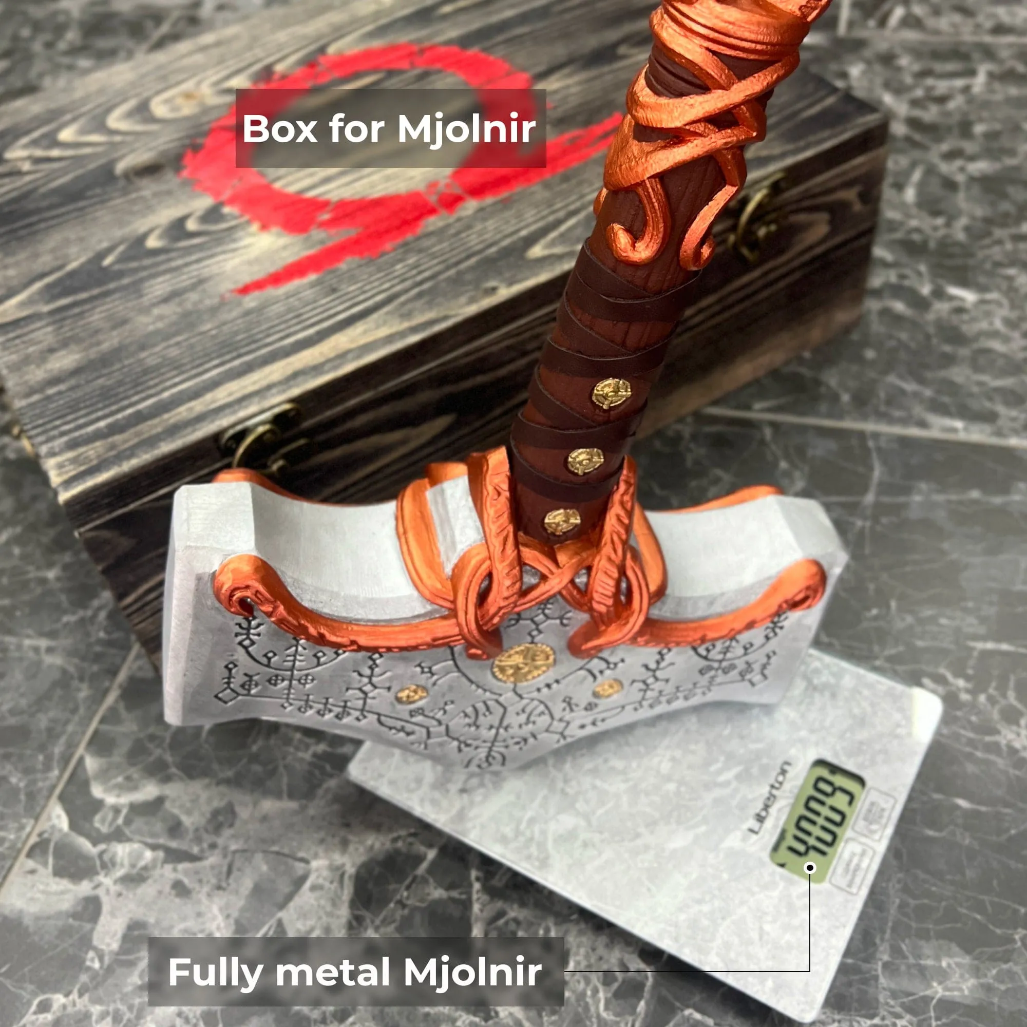 God of War Ragnarok Mjolnir - Bronze