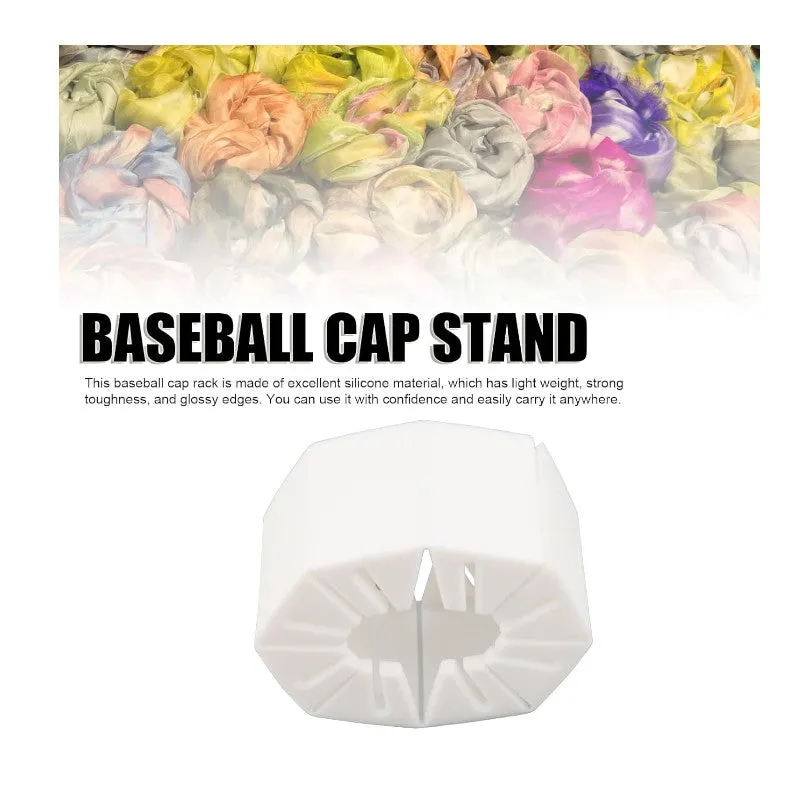 Hat Stand For Baseball Caps -White