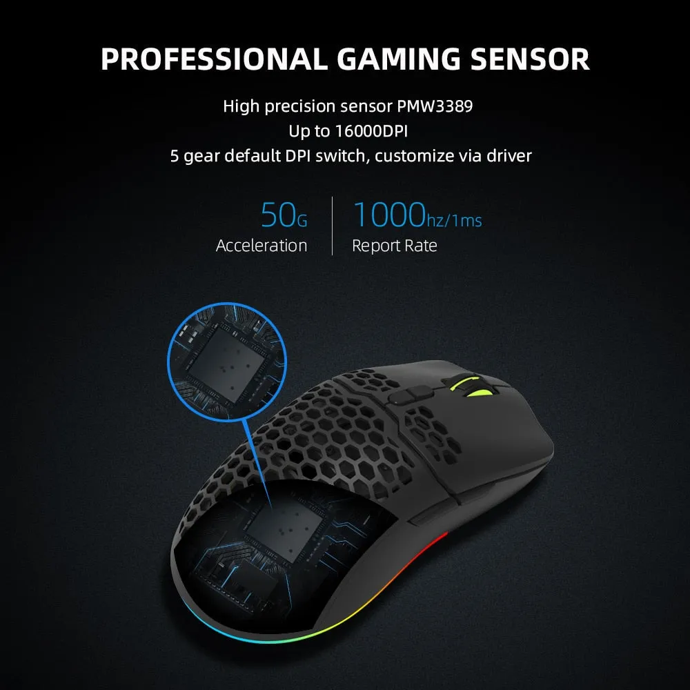 High-Precision RGB Gaming Mouse 16000 DPI