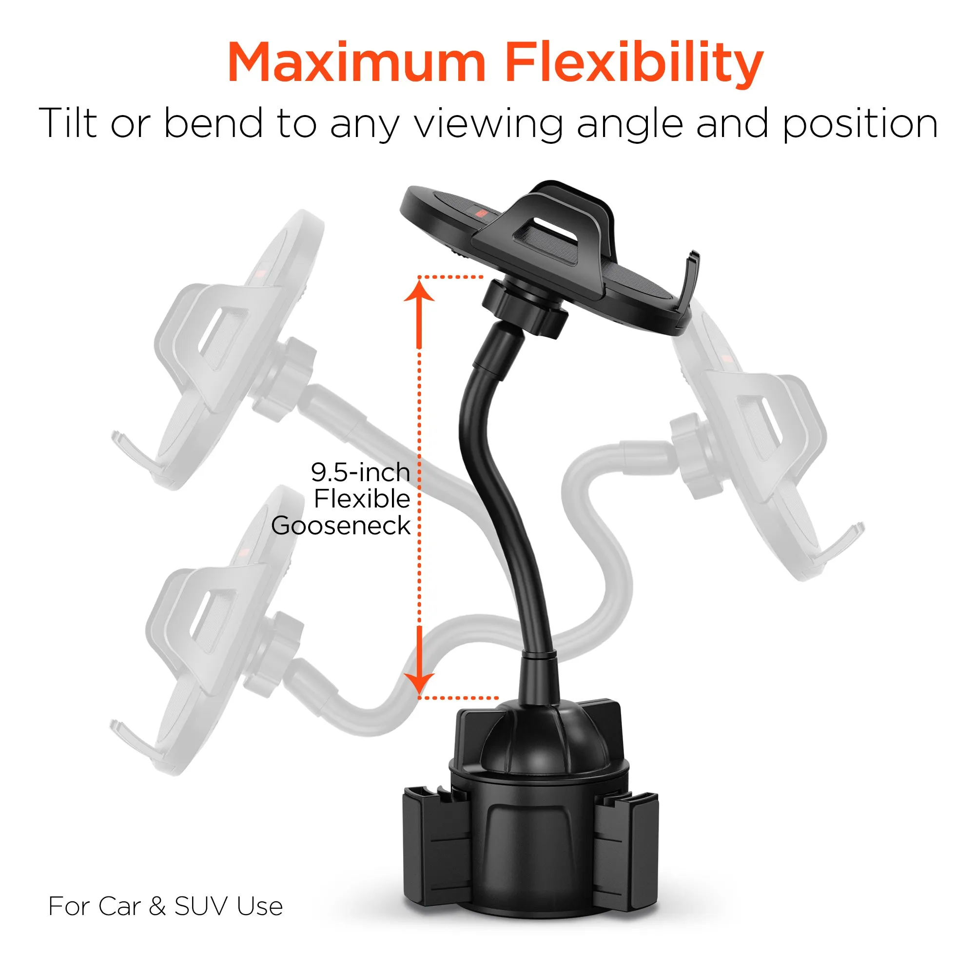 HyperGear Cup Holder Flex Universal Phone Mount