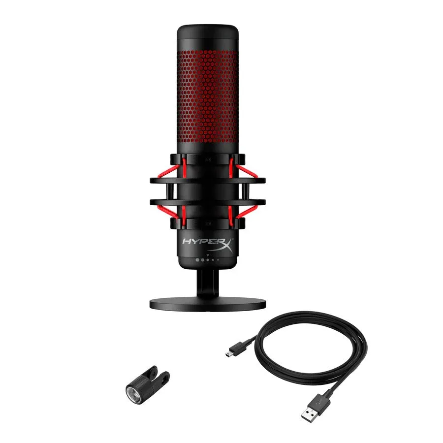 HyperX Quadcast USB Condenser Gaming & Streaming Microphone For PC, PS4, Mac ( 4P5P6AA )