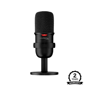 HyperX SoloCast USB Gaming Microphone for Streamers and Content Creators - Black