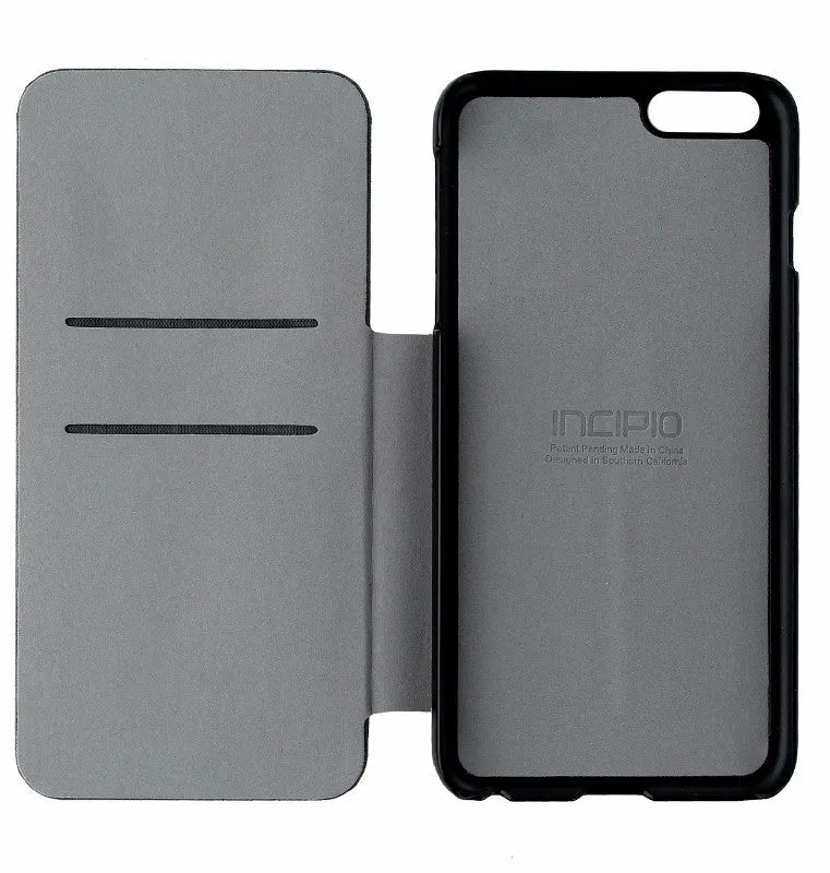 Incipio Highland Thin Folio Brushed Aluminum Case Cover iPhone 6 Plus - Gray