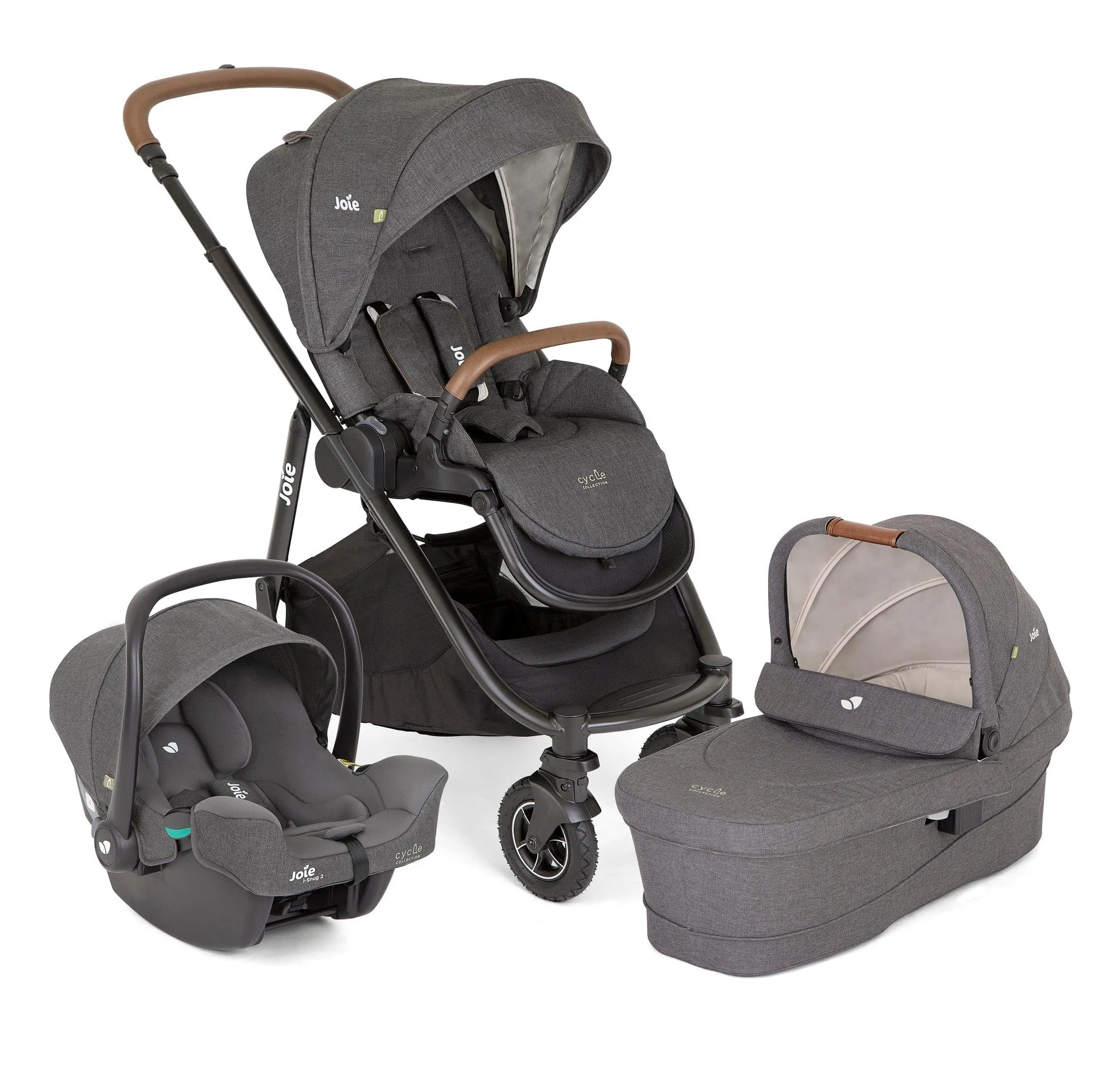 Joie Versatrax Trio Cycle Pushchair - Shell Grey