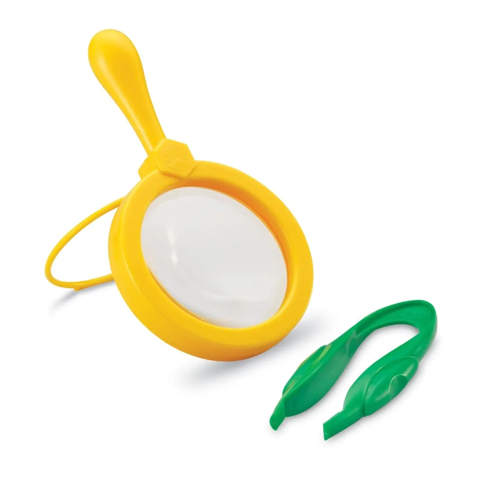 Learning Resources Primary Science Magnifier & Tweezer Set