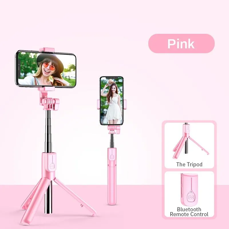 LED Lightweight Foldable Wireless Bluetooth Monopod Selfie Stick