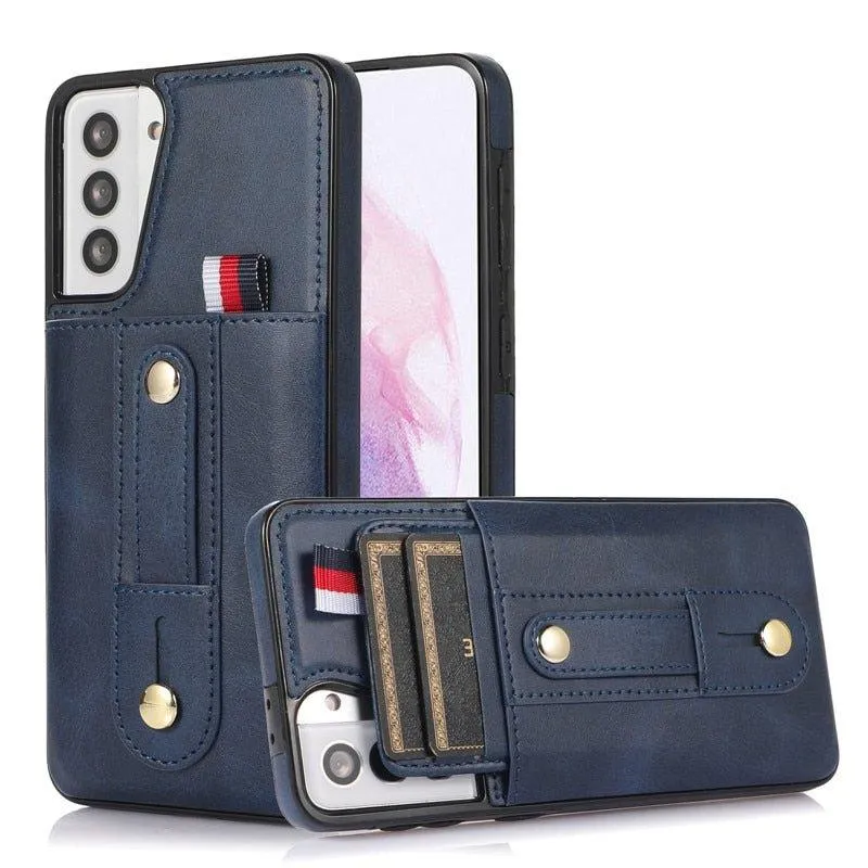 Libet Retro Leather Galaxy Case with Card Slot