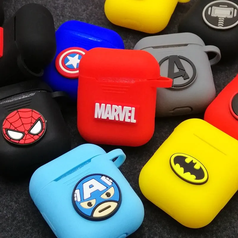 Marvel Spiderman, Superman, Batman Airpods Case