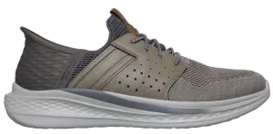 MEN'S SKECHERS SLIP-INS RELAXED SLADE-OCON | TAUPE