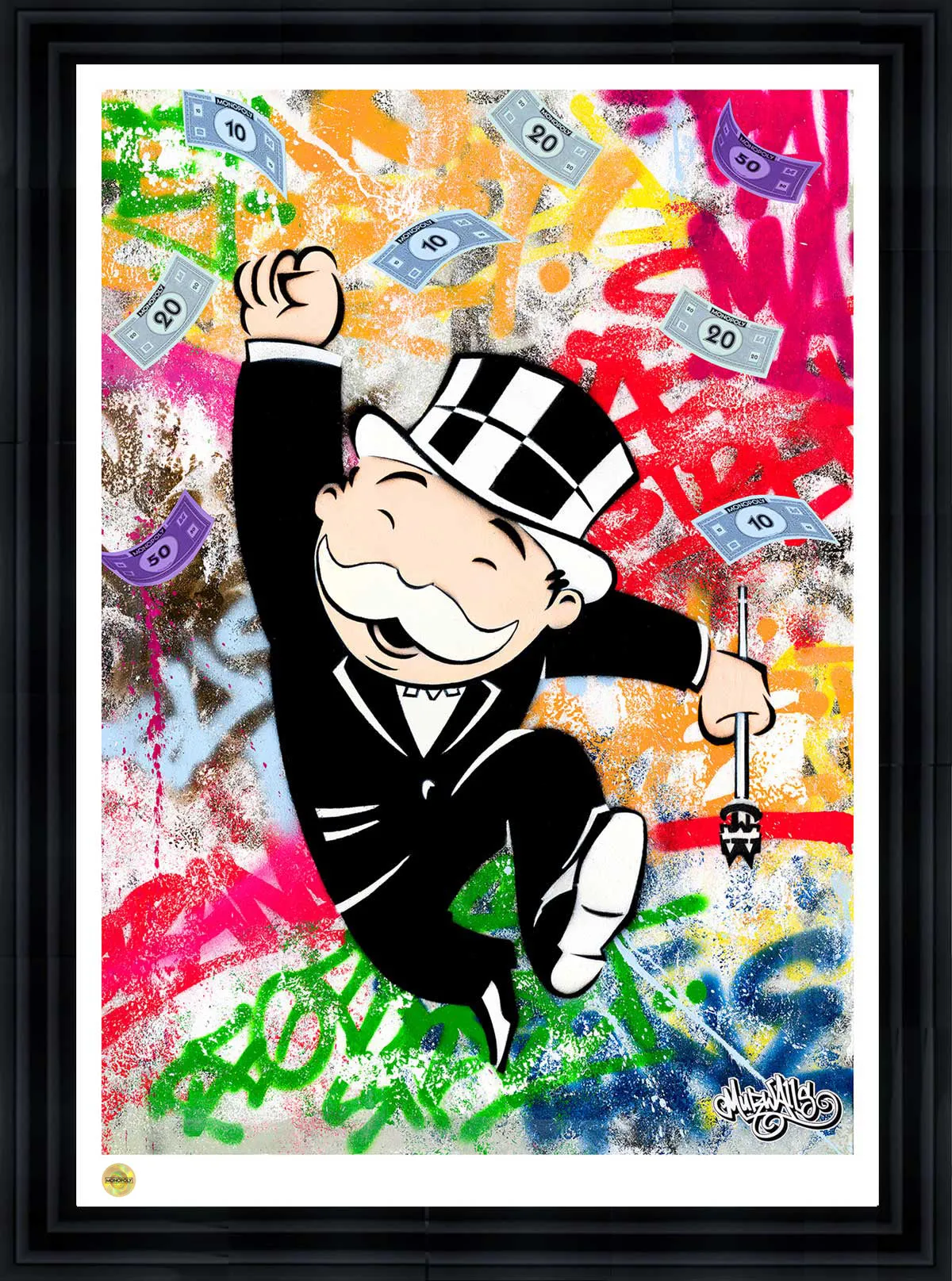 Murwalls Limited Edition Monopoly Print (Graffiti)