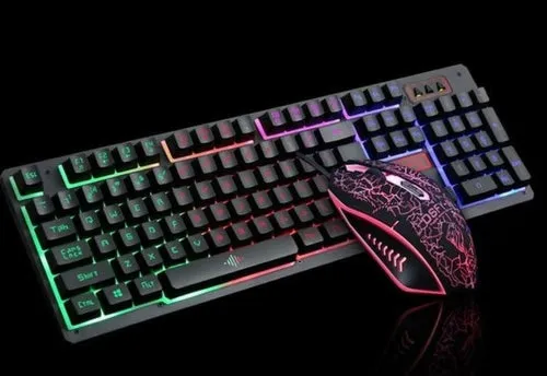 Ninja Dragons Z4 Flame RGB Gaming Keyboard with 2000 DPI Gaming Mouse