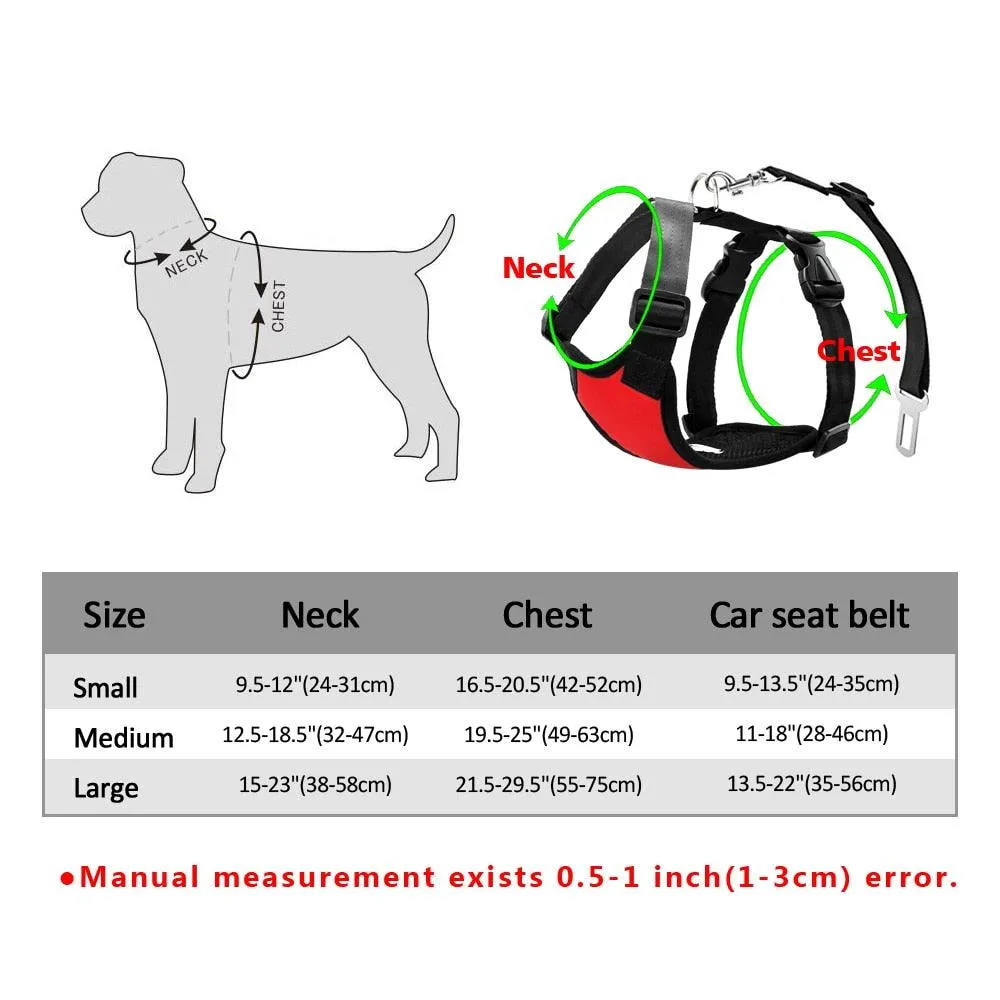 Nylon Dog Car Seat Belt Safety Harness