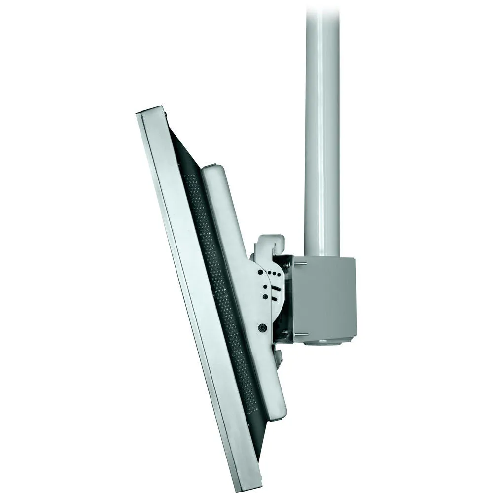 Peerless ECMU-02-C-S 2' Wind Rated Ceiling Tilt Mount - Stone Gray