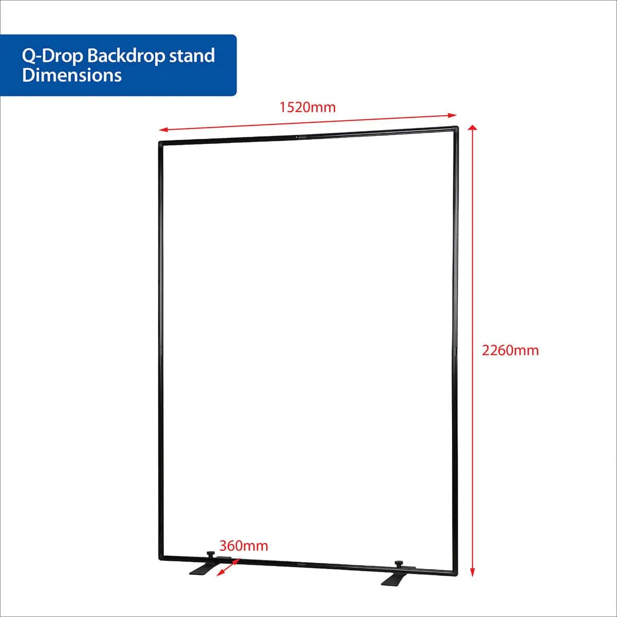 PHOTTIX Q-Drop Collapsible Backdrop Kit (4-color, 1.52m*2.26m)