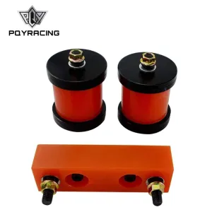 PQY - Polyurethane Engine Transmission Mounts For 89-00 NISSAN S13 S14 180SX 200SX 240SX SR20 KA24