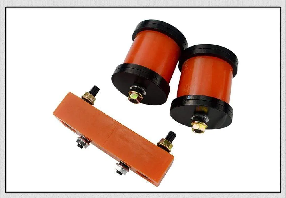 PQY - Polyurethane Engine Transmission Mounts For 89-00 NISSAN S13 S14 180SX 200SX 240SX SR20 KA24